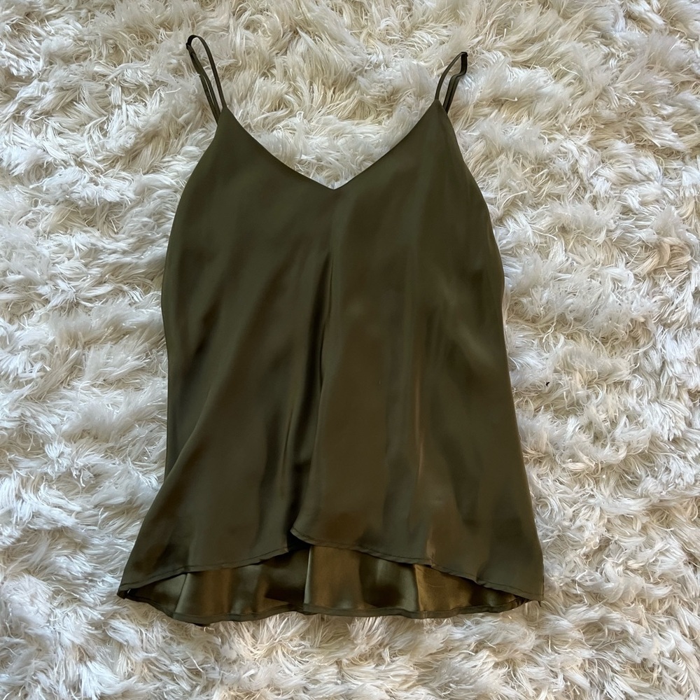 Gold Hawk Double Silk Solid Cami - image 1